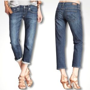 AG Adriano Goldschmied “The Tomboy Crop”Relaxed Straight Jeans